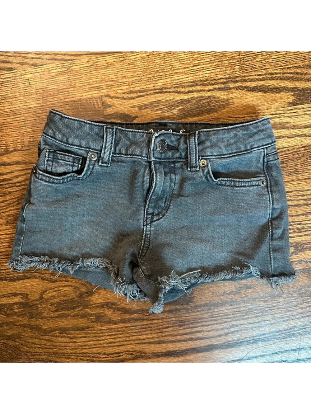 Cat and Jack Distressed Denim Shorts, Size 6-7